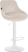 2er Set Barhocker Lazio Samt weiß creme 2er Set Barhocker Lazio Samt weiß creme