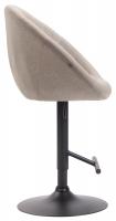 Barhocker London V2 Stoff schwarz taupe Barhocker London V2 Stoff schwarz taupe