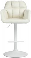 Barhocker Natoma Stoff weiß creme Barhocker Natoma Stoff weiß creme
