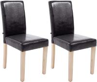 2er Set Esszimmerstuhl Ina natura braun 2er Set Esszimmerstuhl Ina natura braun