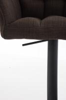 Barhocker Damaso B Stoff braun Barhocker Damaso B Stoff braun