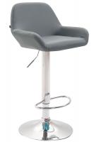 2er Set Barhocker Braga Kunstleder chrom grau 2er Set Barhocker Braga Kunstleder chrom grau