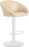 Barhocker Davie Kunstleder weiß creme Barhocker Davie Kunstleder weiß creme