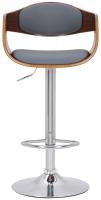 2er Set Barhocker Kingston Kunstleder walnuss/grau 2er Set Barhocker Kingston Kunstleder walnuss/grau