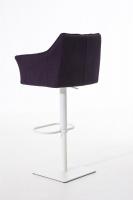 Barhocker Damaso W Stoff lila 