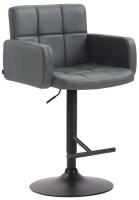 Barhocker Los Angeles schwarz grau Barhocker Los Angeles schwarz grau