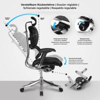 Bürostuhl Norfolk Ergonomic schwarz 