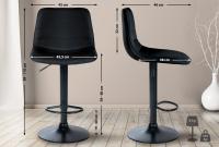 2er Set Barhocker Lex Kunstleder B schwarz 2er Set Barhocker Lex Kunstleder B schwarz