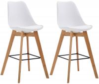 2er Set Barhocker Metz Kunststoff natura weiß 2er Set Barhocker Metz Kunststoff natura weiß