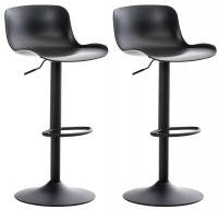 2er Set Barhocker Almada schwarz 2er Set Barhocker Almada schwarz