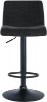Barhocker Branford Stoff schwarz Barhocker Branford Stoff schwarz