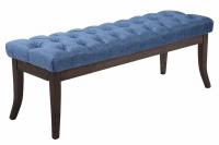 Sitzbank Ramses Stoff antik-dunkel 120 cm blau Sitzbank Ramses Stoff antik-dunkel 120 cm blau