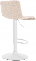 Barhocker Hoover Stoff W creme Barhocker Hoover Stoff W creme