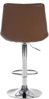 2er Set Barhocker Toni Kunstleder chrom braun 2er Set Barhocker Toni Kunstleder chrom braun