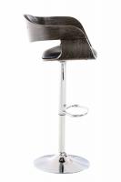 Barhocker Kingston schwarz/grau 