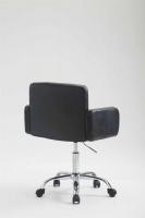 Arbeitshocker Los Angeles Kunstleder schwarz 