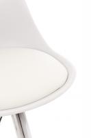 Barhocker Tilly chrom weiß Barhocker Tilly chrom weiß