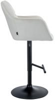 Barhocker Natoma Samt schwarz creme Barhocker Natoma Samt schwarz creme