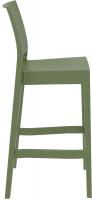 4er Set Barhocker Maya oliv 4er Set Barhocker Maya oliv