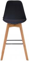 2er Set Barhocker Metz Samt natura schwarz 2er Set Barhocker Metz Samt natura schwarz