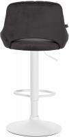 2er Set Barhocker Milet Samt W schwarz 