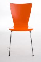 4er Set Besucherstuhl Aaron orange 4er Set Besucherstuhl Aaron orange