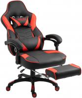 Bürostuhl Tilos Kunstleder schwarz/rot Bürostuhl Tilos Kunstleder schwarz/rot