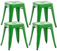 4er Set Hocker Armin grün 4er Set Hocker Armin grün