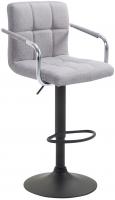 2er Set Barhocker Lucy V2 Stoff schwarz grau 2er Set Barhocker Lucy V2 Stoff schwarz grau