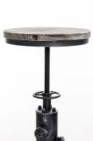 Barhocker Lumos, Holz antik silber Barhocker Lumos, Holz antik silber
