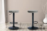 2er Set Barhocker Ponte Samt schwarz grau 2er Set Barhocker Ponte Samt schwarz grau