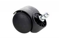 5er Pack Bodenrollen Kunststoff schwarz 5er Pack Bodenrollen Kunststoff schwarz