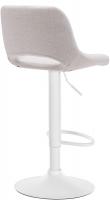 Barhocker Camden Stoff weiß creme Barhocker Camden Stoff weiß creme