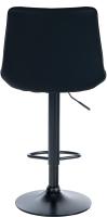 Barhocker Toni Kunstleder schwarz schwarz 