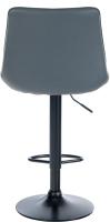 Barhocker Toni Kunstleder schwarz grau Barhocker Toni Kunstleder schwarz grau