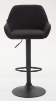 Barhocker Braga Stoff schwarz 
