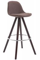 Barhocker Franklin Stoff Rund Cappuccino (eiche) braun Barhocker Franklin Stoff Rund Cappuccino (eiche) braun