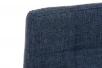 Barhocker Lincoln Stoff blau 
