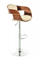 Barhocker Kingston walnuss/creme Barhocker Kingston walnuss/creme