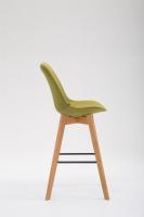Barhocker Metz Stoff Natura grün 