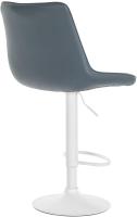 2er Set Barhocker Toni Kunstleder weiß grau 2er Set Barhocker Toni Kunstleder weiß grau