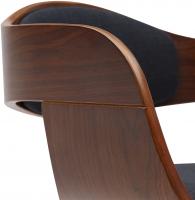 2er Set Barhocker Kingston B Stoff walnuss/schwarz 2er Set Barhocker Kingston B Stoff walnuss/schwarz