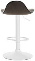Barhocker Shanghai Stoff weiß taupe Barhocker Shanghai Stoff weiß taupe