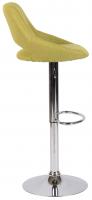 Barhocker Milet Stoff chrom grün Barhocker Milet Stoff chrom grün