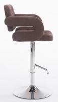 2er Set Barhocker Dublin Stoff braun 2er Set Barhocker Dublin Stoff braun