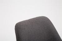 Barhocker Metz Stoff Natura dunkelgrau 
