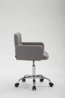 Arbeitshocker Los Angeles Stoff grau 