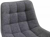Barhocker Dartford Stoff dunkelgrau Barhocker Dartford Stoff dunkelgrau