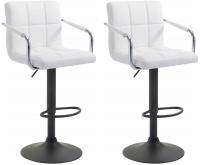 2er Set Barhocker Lucy V2 schwarz weiß 2er Set Barhocker Lucy V2 schwarz weiß