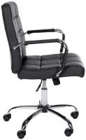 Arbeitshocker Ashland Kunstleder schwarz 